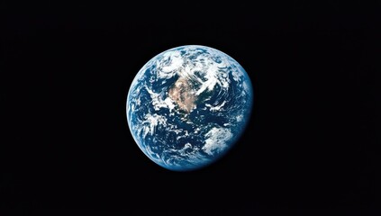 Fototapeta premium Earth from space, a stunning view of our planet