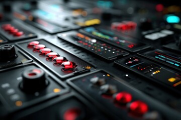 Futuristic DNA Sequencing Interface for Visualizing Genetic Data in Advanced Technology Environment