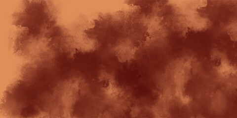 Blotched and Faded Abstract of Deep Earthy Ink Spread in Chaos

