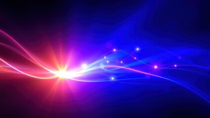 blue light background