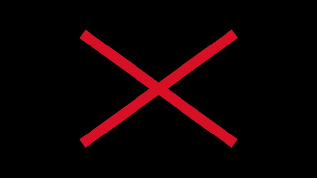 The symbols are clearly visible, representing concepts of approval and rejection, right and wrong, or true and false