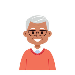 senior man with glasses old man