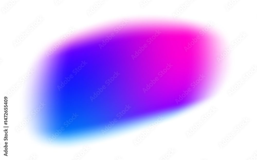 Poster gradient pink shape with blurry texture. colored mesh fluid element. liquid soft holographic blob wi
