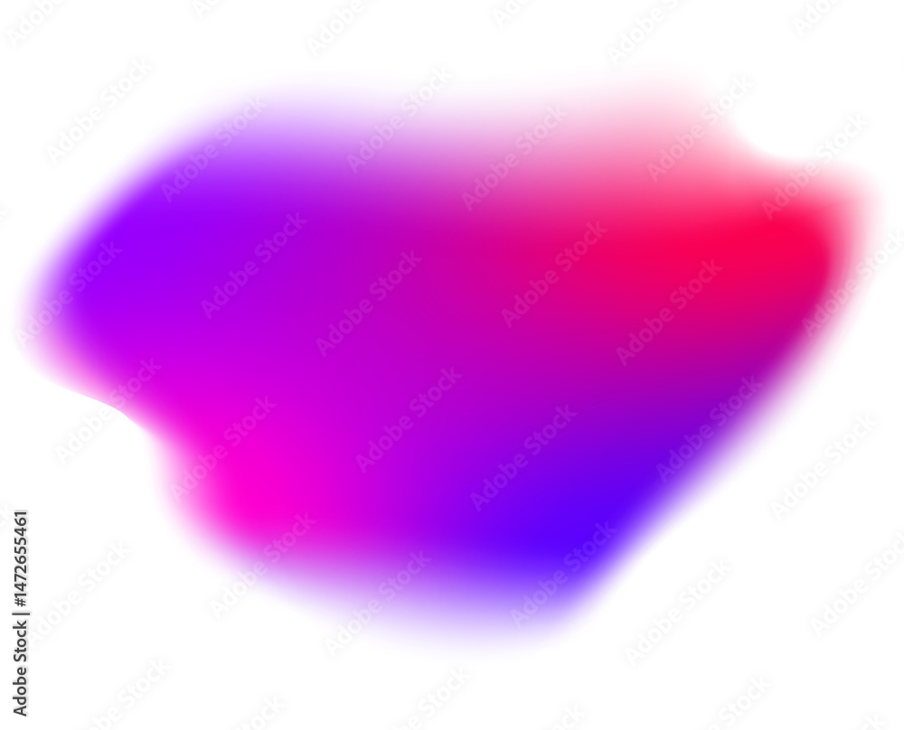 Poster gradient pink shape with blurry texture. colored mesh fluid element. liquid soft holographic blob wi