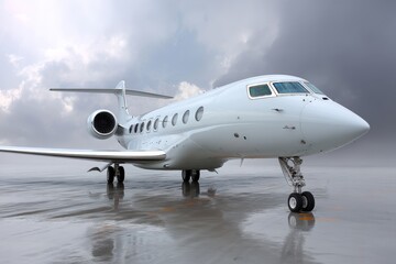 Obraz premium Gulfstream G650: Premium Private Jet for Business Travel and Aviation Excellence