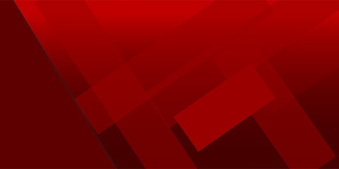 Abstract red geometric shapes background. Vector illustration