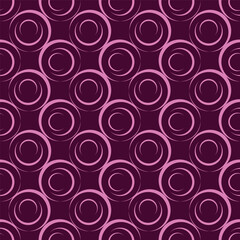 Seamless vector geometrical pattern. Endless background with hand drawn circles. Graphic illustration. Print for cover, fabric, wrapping, background
