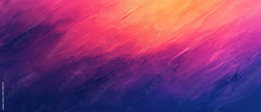 Poster abstract colorful paint strokes blend seamlessly creating a vibrant textured background in shades of