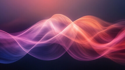 Naklejka premium A dynamic pink light streaks across an empty background, creating a sense of motion and vibrancy. The bright pink hue contrasts beautifully with the simplicity of the backdrop, adding a bold, energeti