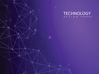 Technology Design – Futuristic Digital Network Concept