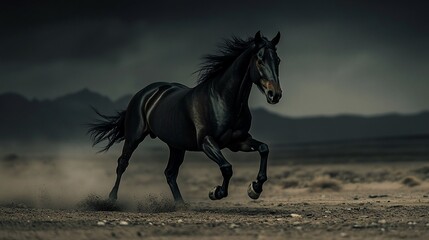 horse in the field