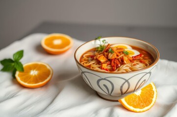 Delicate Kimchi Ramen Delight