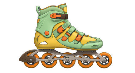 Isolated Roller Skate