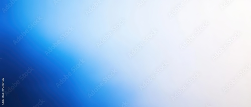 Aufkleber abstract background with smooth gradient transition from deep blue to light beige creating a calming