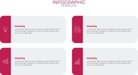 Modern infographic template