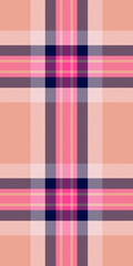 Vibrant pink and peach plaid pattern.  Perfect for textile design, fashion, website backgrounds, or scrapbooking. This seamless, stylish texture offers a modern, cheerful aesthetic.