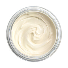Creamy Beige Face Cream Swirled Luxurious Texture Smooth Skin