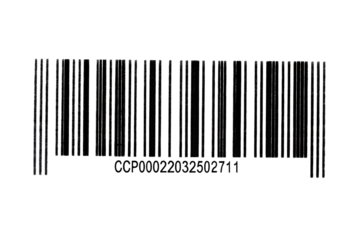 Abstract Black and White Barcode Graphic Design Element