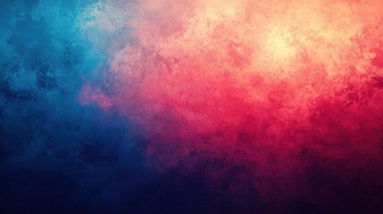 Obraz premium Vibrant abstract background with colorful smoky cloud effect blending shades of pink red blue and orange for artistic design or creative projects