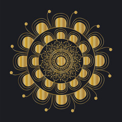 Flower Luxury mandala background with golden arabesque pattern Arabic Islamic east style. Ramadan Style Decorative mandala. Mandala for print, poster, cover, brochure, flyer, banner