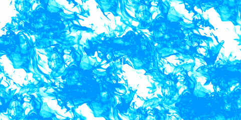 Fototapeta premium Abstract watercolor featuring a Sky Blue and white sky with wispy clouds. Festive New Year grunge background with Flowering design. Blue dust particle splash on white background. soft blue color 