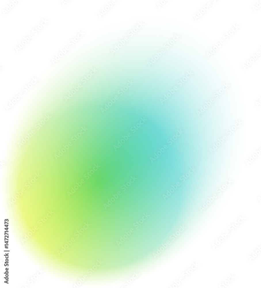 Poster abstract gradient color shape with light blur. watercolor rounds with soft glow and gradation. circl