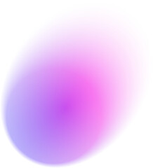 Abstract gradient color shape with light blur. Watercolor rounds with soft glow and gradation. Circle blob with fluid effect and liquid texture