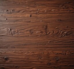 Fototapeta premium Deep brown wood grain, rich texture, knots visible, knot, wooden background, aged wood