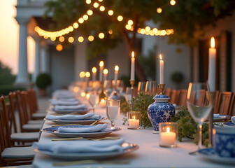 wedding reception at the restaurant