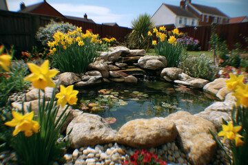 water lily in the garden