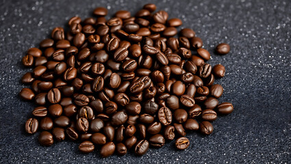 Naklejka premium coffee beans background