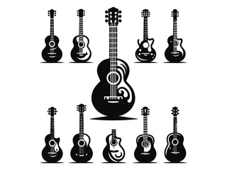 Guitars Vector Icon Pack 