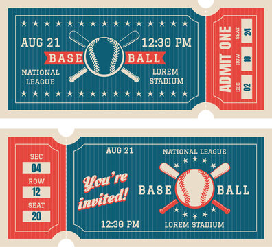 Baseball game tickets