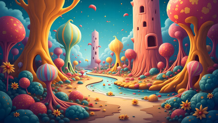 Village in the Wonderland