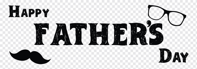 Love Happy Father's Day, Father's Day vector logo design, fathers care with love logo.