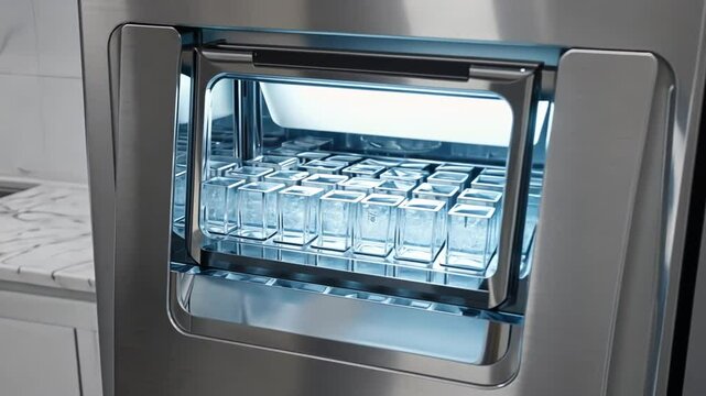 Ice machine in a hotel.