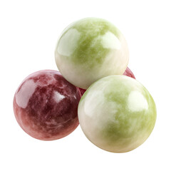 Fototapeta premium Luscious Green and Red Spheres Delightful Treat