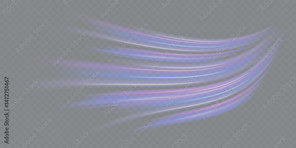 Poster neon color glowing lines background, high-speed light trails effect. modern abstract high-speed ligh