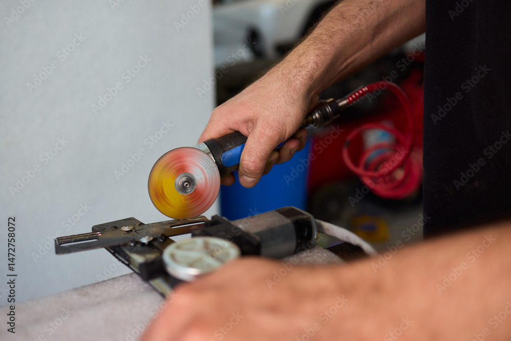 Aufkleber utilizing professional tools effectively in a workshop setting for various projects and tasks