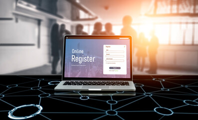 Online registration form for modish form filling on the internet website