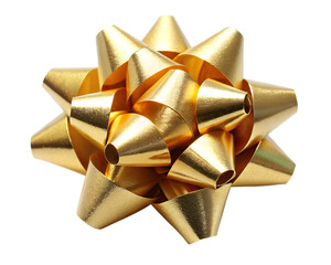 Golden Gift Wrap Bow