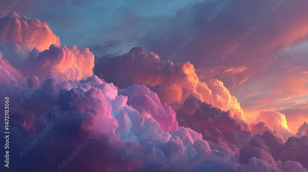 Aufkleber a vibrant image featuring an iridescent surface with feathered gradient transitions, perfect for des