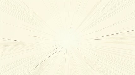 Abstract radiating lines emanating from a central bright point on a light background.