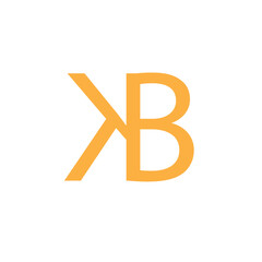 vector illustration of an abstract symbol and BK letter logo creative design with vector graphic, Bk unique design