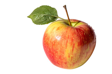 red apple isolated on white