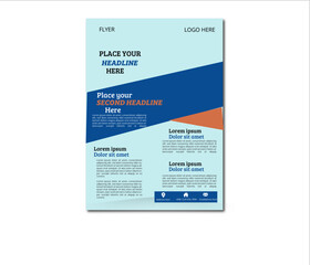 Creative A4 Business Flyer Pack - Geometric Vector Templates for Annual Reports, Company Ads, and Promotional Covers