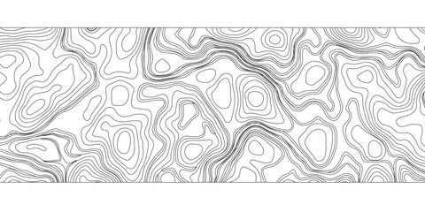 Black topographic contour lines isolated on a stark white background. drawing attention to the silent story within the landscape explore themes of solitude, structure.