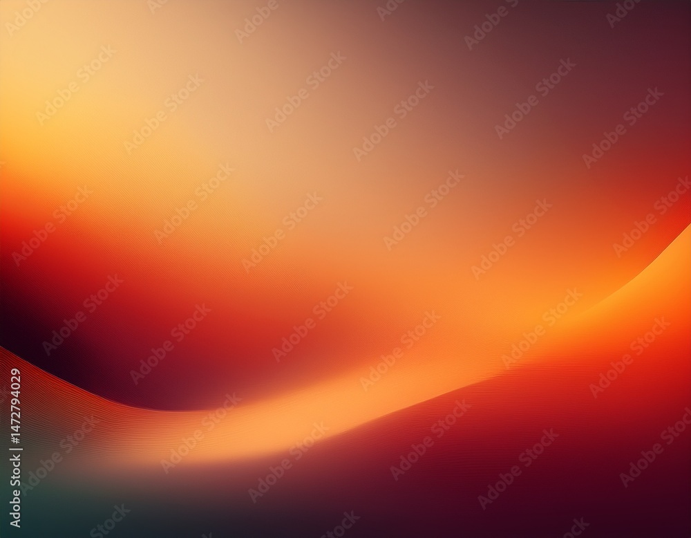 Poster abstract blurred background with warm color gradients