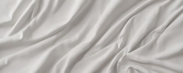 Obraz premium Faded white textile, delicate wrinkles Ideal seamless backdrop , textured, white, shabby