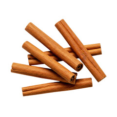 cinnamon sticks isolated on white transparent background, PNG, cinnamon bark, cinnamon design, cinnamon stick image, spice isolated